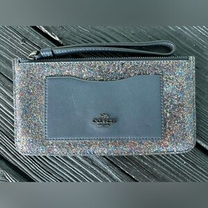 Coach Glitter Wristlet